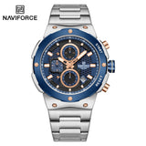 NAVIFORCE 8072 BLUE SILVER