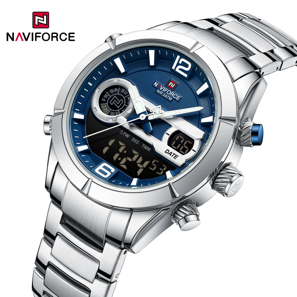 NAVIFORCE 9232 SILVER BL