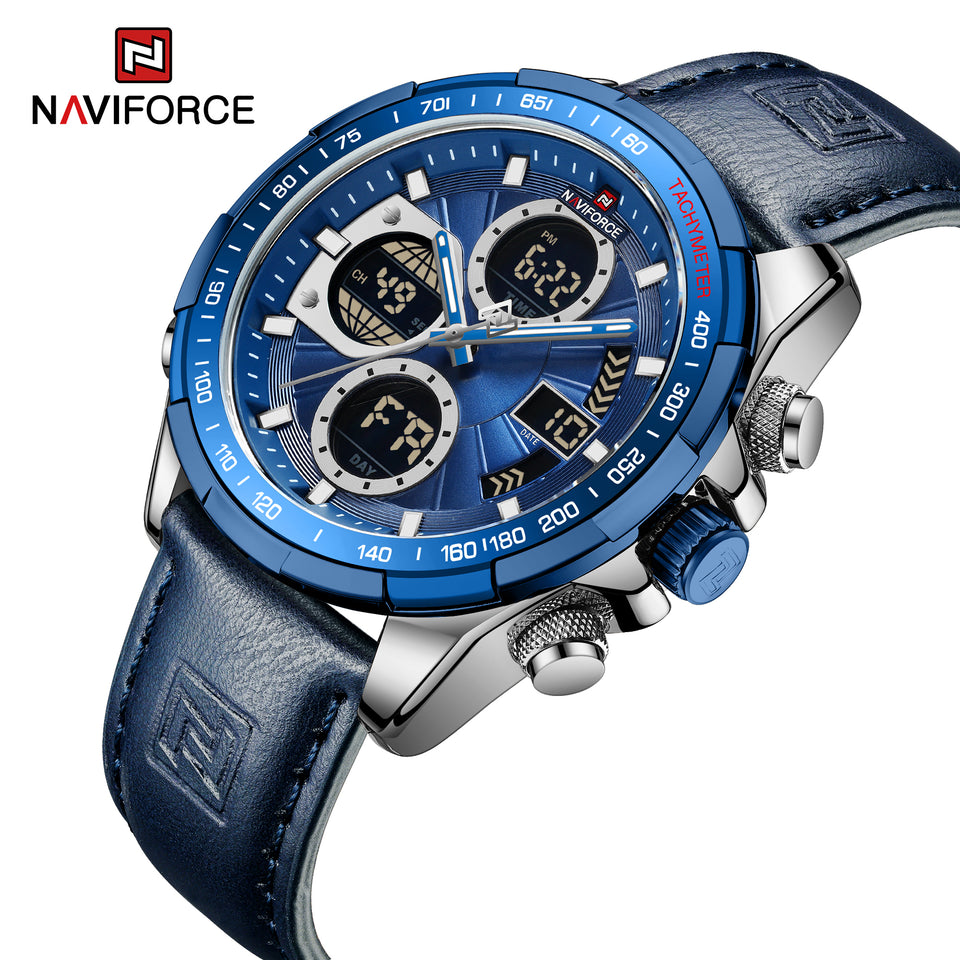 NAVIFORCE 9197 BLUE SILVER