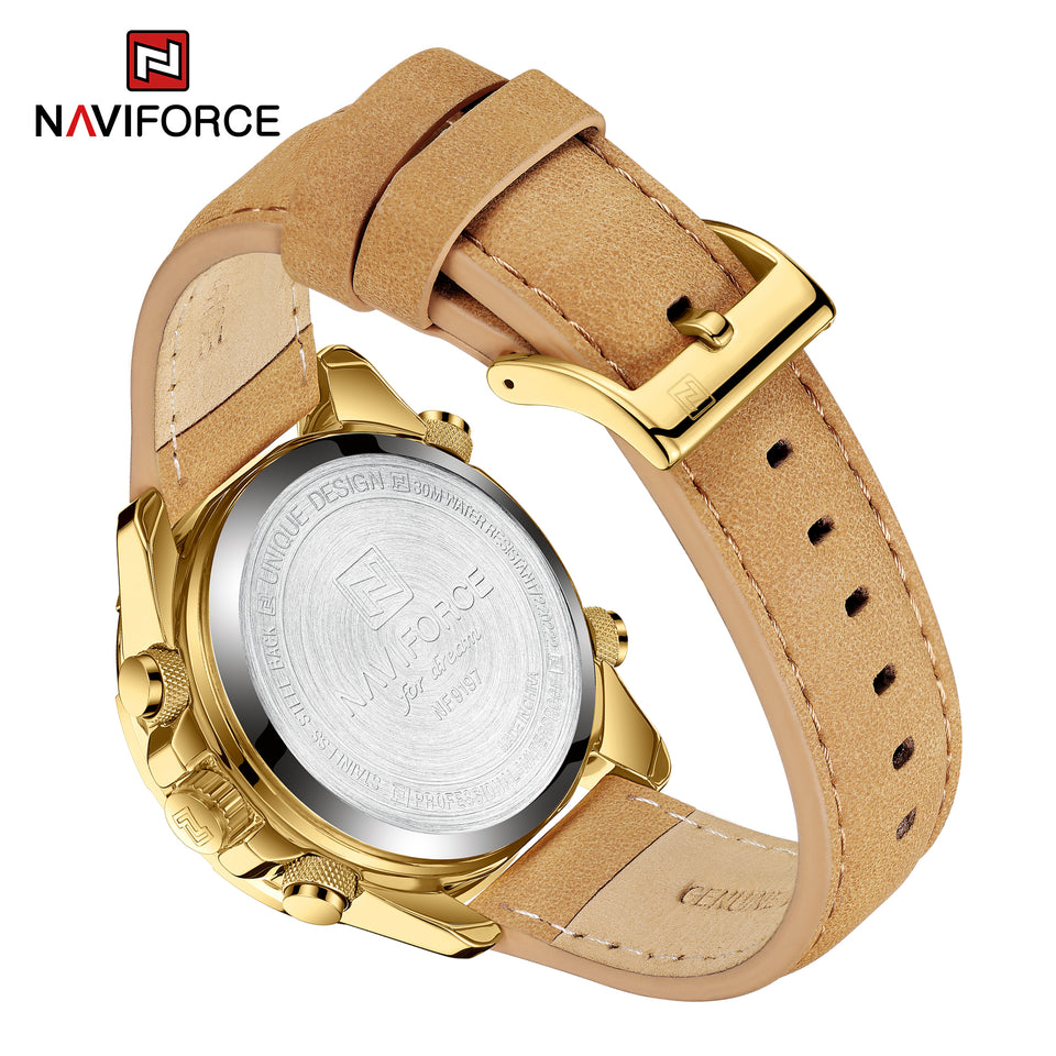 NAVIFORCE 9197 GOLD BL CUERO