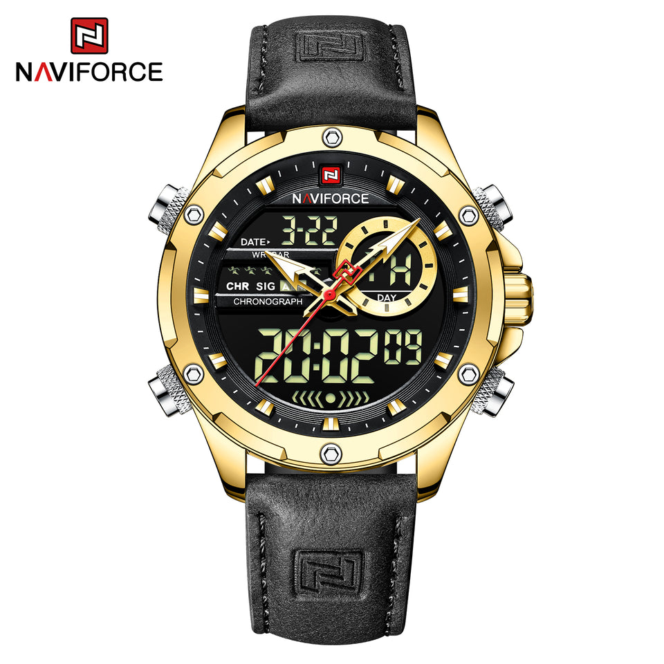 NAVIFORCE 9208 BLACK GOLD