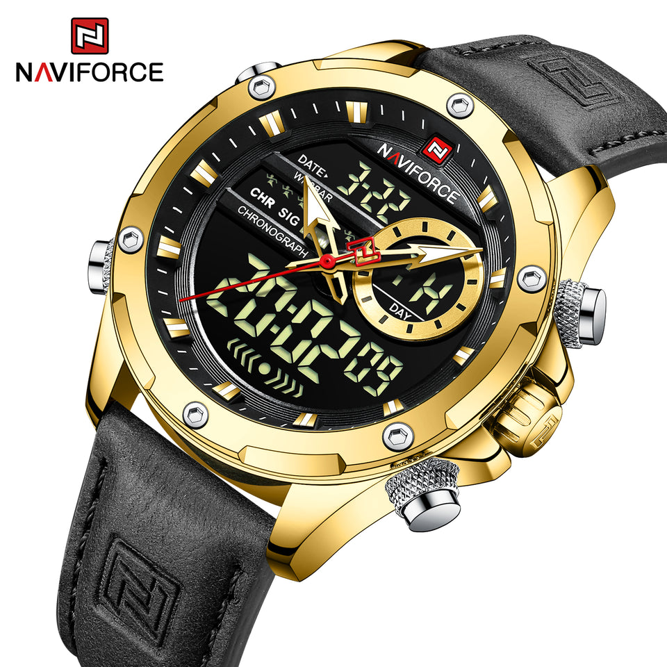 NAVIFORCE 9208 BLACK GOLD