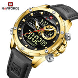 NAVIFORCE 9208 BLACK GOLD