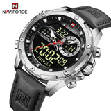 NAVIFORCE 9208 BLACK SILVER