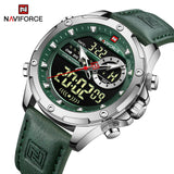 NAVIFORCE 9208 GREEN SILVER