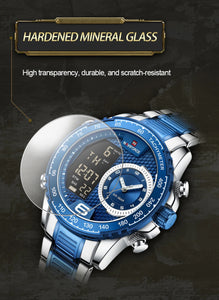 NAVIFORCE 9199 AZUL SILVER