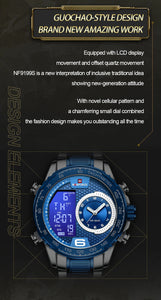 NAVIFORCE 9199 AZUL SILVER
