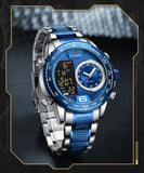 NAVIFORCE 9199 AZUL SILVER