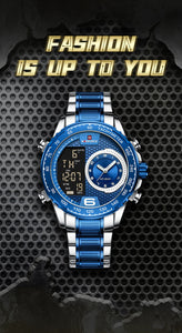 NAVIFORCE 9199 AZUL SILVER